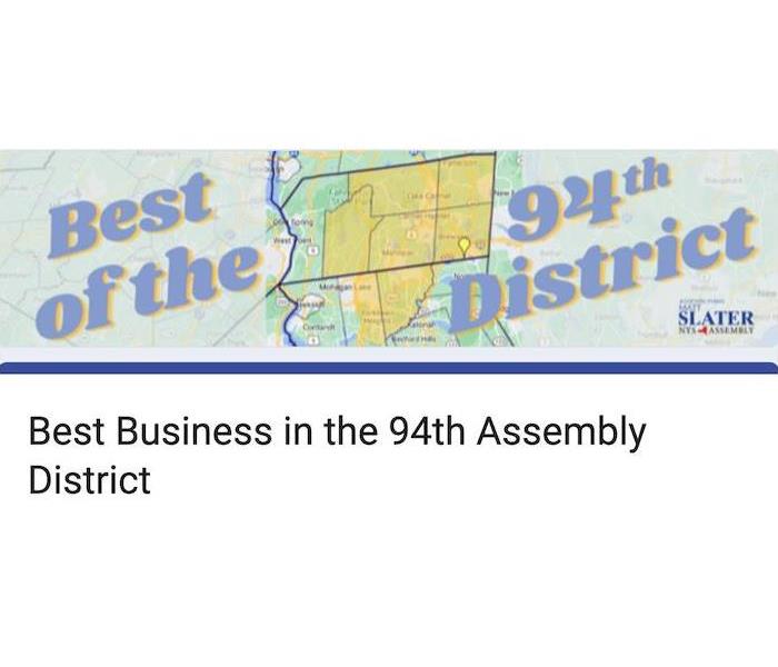 Map of Putnam County with caption of Best of the 94th District